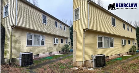 Before and After: Transforming Homes with BearClaw Power Washing in Hamilton, NJ