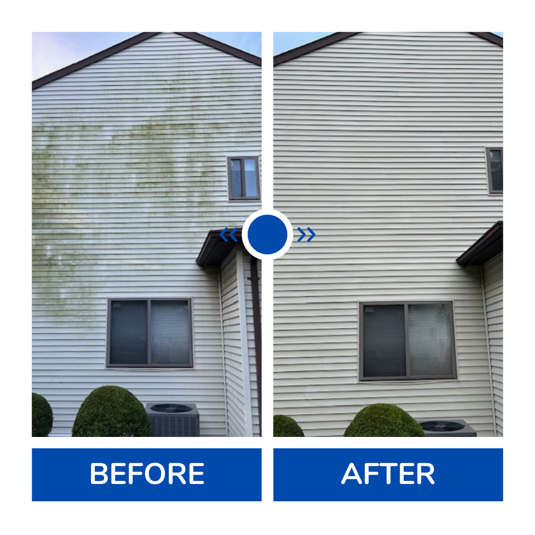 High Quality Residential Power Washing of Siding in Ewing, New Jersey