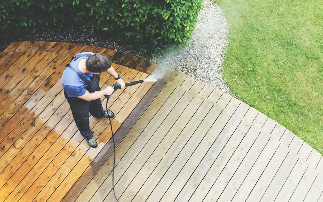 Power washing to restore surfaces