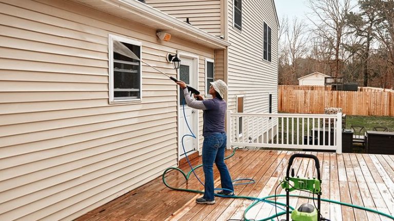 Power washing your home